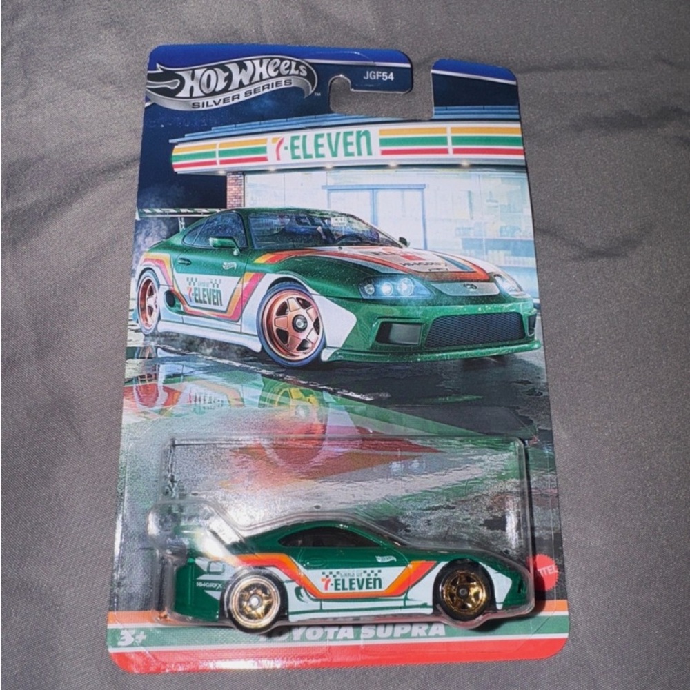 Hot Wheels Silver Series 711 Toyota Supra 7- Eleven Exclusive